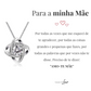 Colar Universo™ para a minha Mãe (com dedicatória especial)