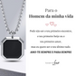 Colar Confiança® para o meu Homem (com dedicatória à escolha)
