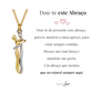 Colar Abraço-Infinito® para o meu Amor (com dedicatória e caixa de madeira com luz)