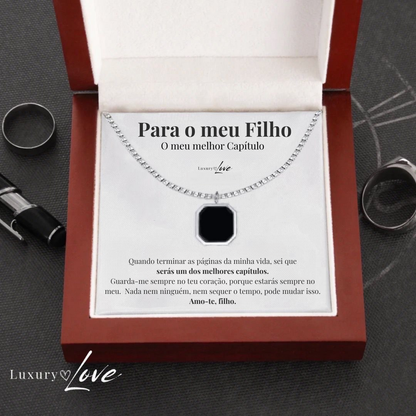Colar Confiança® para o meu Filho (com dedicatória à escolha)