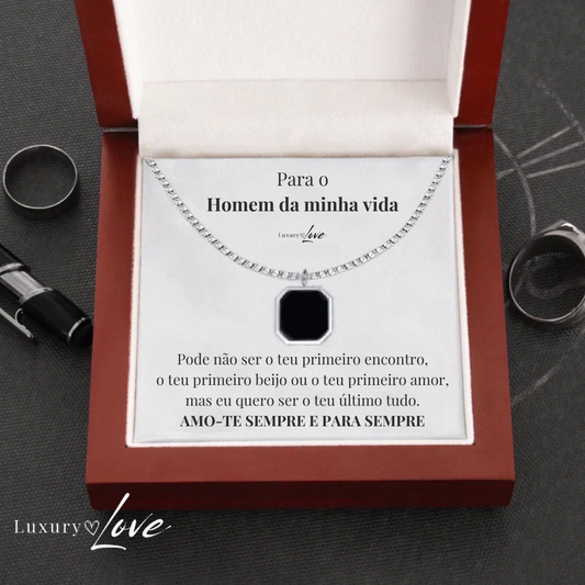 Colar Confiança® para o meu Homem (com dedicatória à escolha)