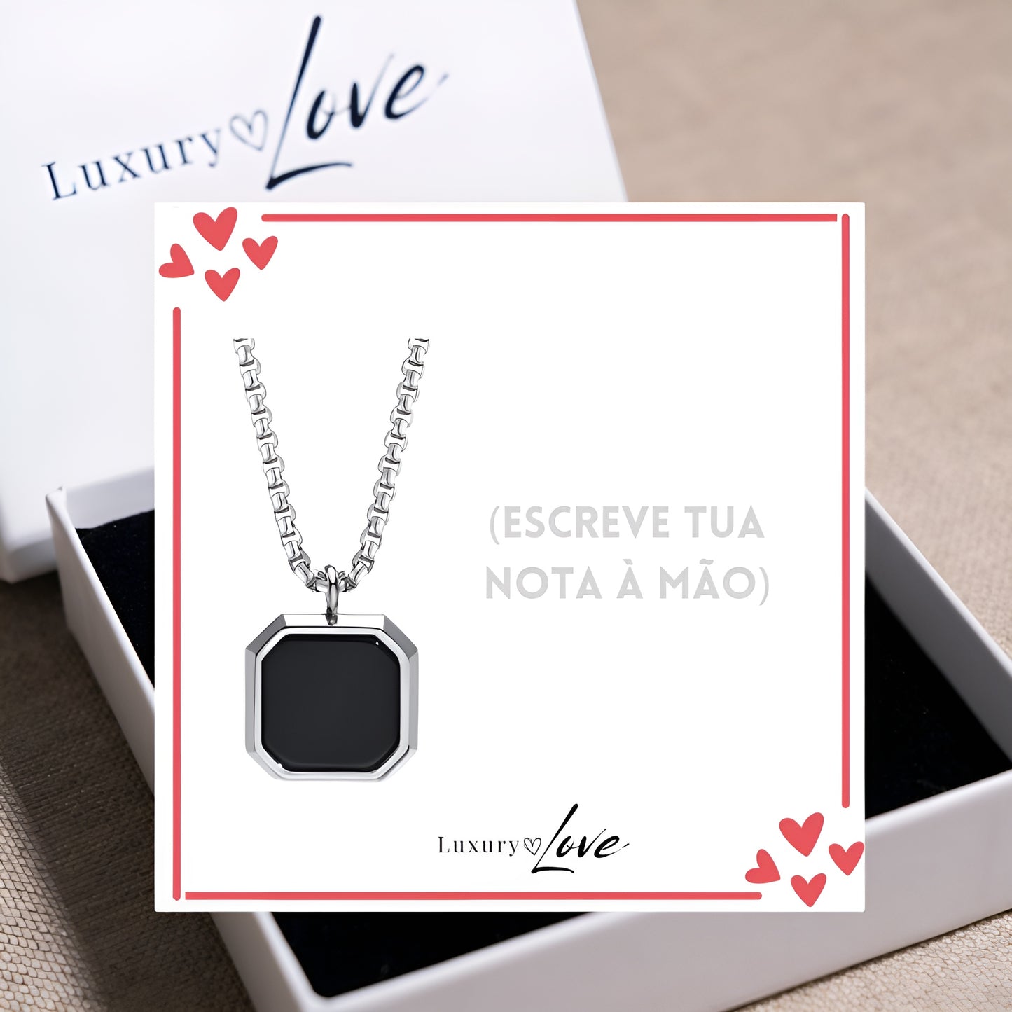 Colar Confiança® para o meu Homem (com dedicatória à escolha)