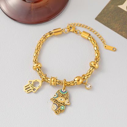 Pulseira "Mão de Fátima"